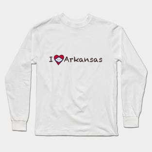 I Love Arkansas Long Sleeve T-Shirt